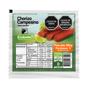 chorizo campesino colanta